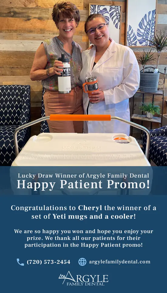 Lucky Draw Winner of Argyle Family Dental