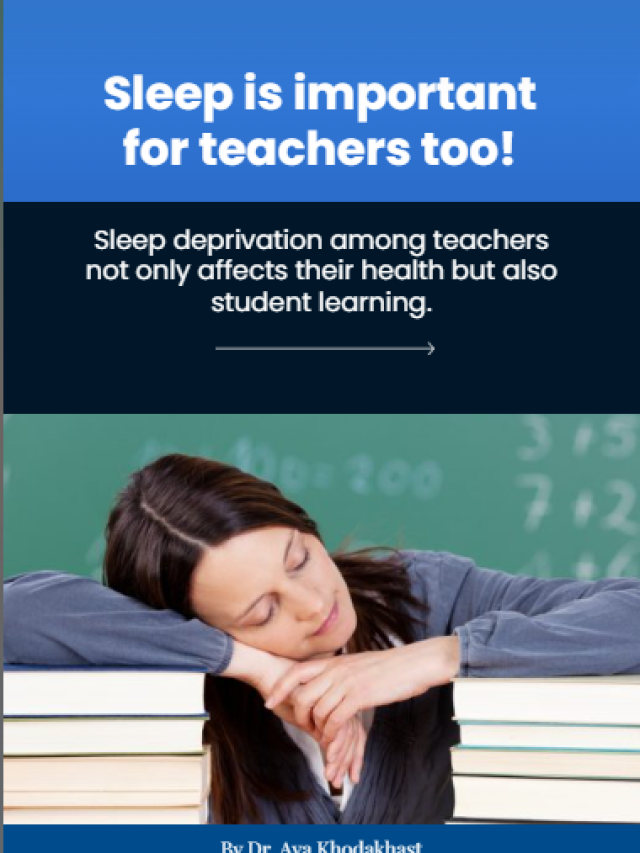 Sleep is important for teachers too!