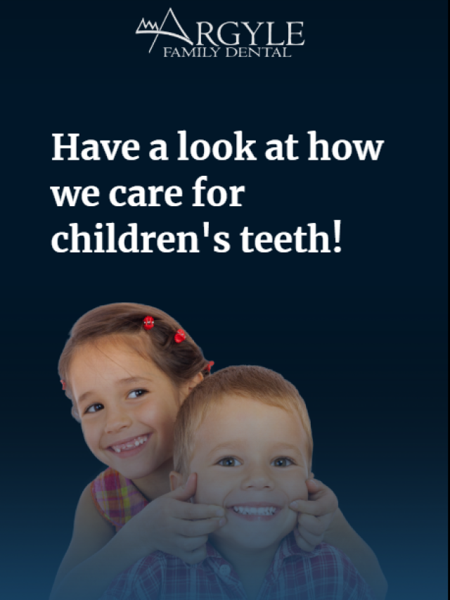 Have a look at how we care for children’s teeth!